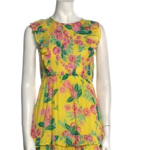 Banjanan Floral Print Maxi Dress